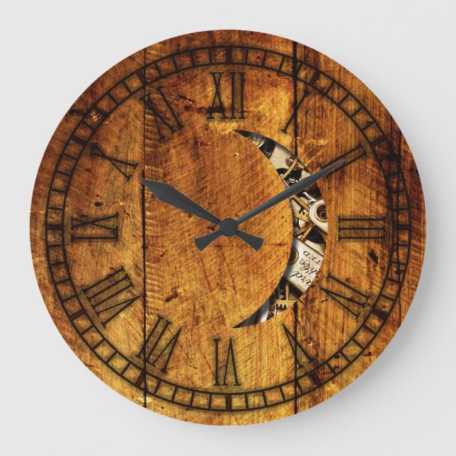 Out House Clock Große Wanduhr (Vorderseite)