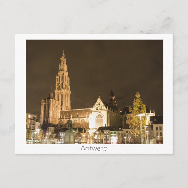 Out Lady Cathedral Postkarte (Vorderseite)