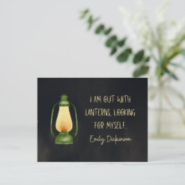 Out mit Lanterns Postkarte