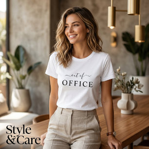 Out of Office Entspannte Reise Stimmung Damen T-Sh T-Shirt