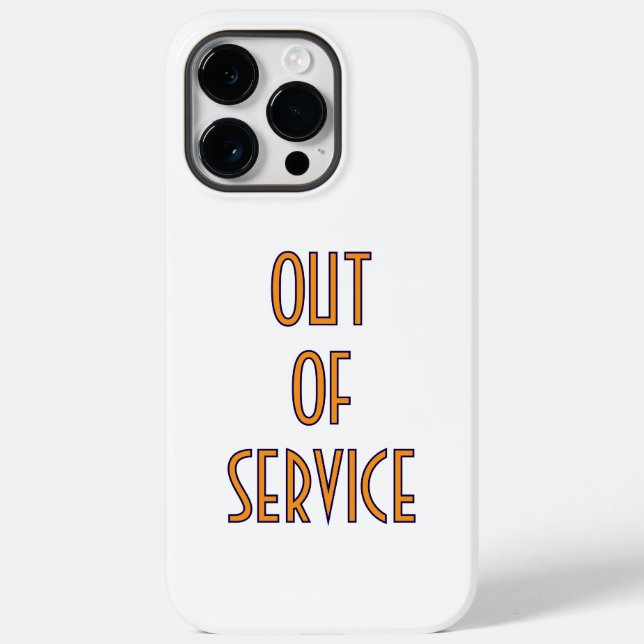"Out of Service" iPhone 14 pro max Fall Case-Mate iPhone Hülle (Rückseite)
