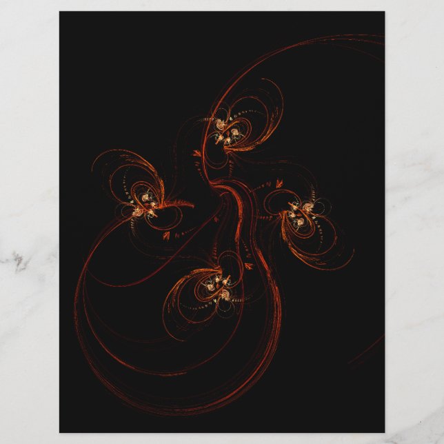 Out of the Dark Abstrakt Art Flyer (Vorne)