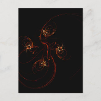 Out of the Dark Abstrakt Art Postcard Postkarte
