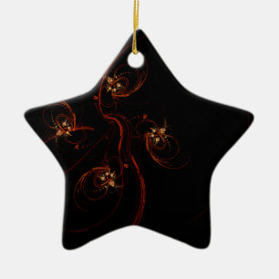 Out of the Dark Abstrakt Star Ornament