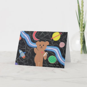 Out Of This World - KidsArt für CHOC Dankeskarte