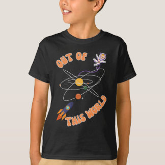 Out of this World Retro-themed Space Youth T-Shirt