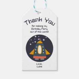 Out of this World Space Gastgeschenk Tags Geschenkanhänger