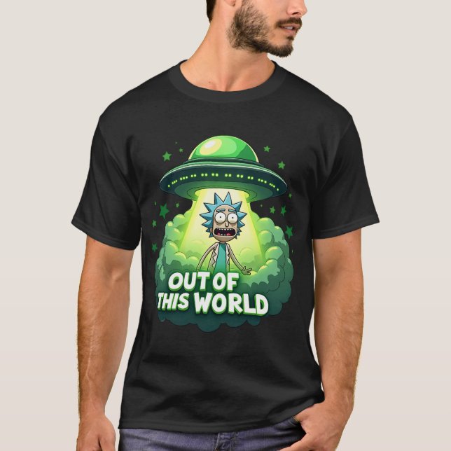 Out of this World UFO Design T-Shirt (Vorderseite)