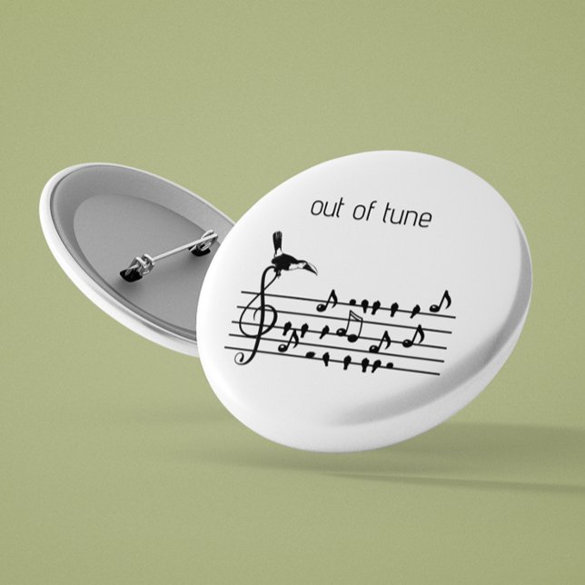Out of Tune, Toucan anpassbar Button (Von Creator hochgeladen)