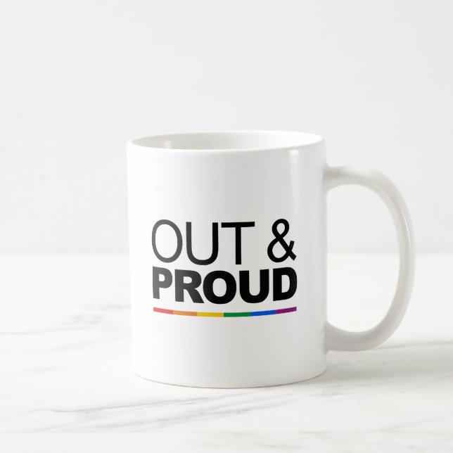 OUT & PROUD TASSE (Rechts)