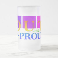OUT & PROUD Tasse - wählen Sie Stil & Farbe