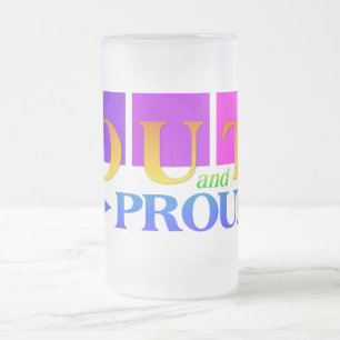 OUT & PROUD Tasse - wählen Sie Stil & Farbe