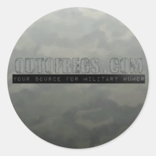 Out-Regs-Aufkleber Runder Aufkleber