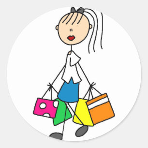 Out Shopaufkleber Runder Aufkleber