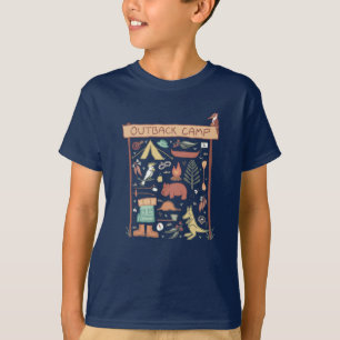 Outback-Camping Australien-Tiere Camping-Geschenk T-Shirt