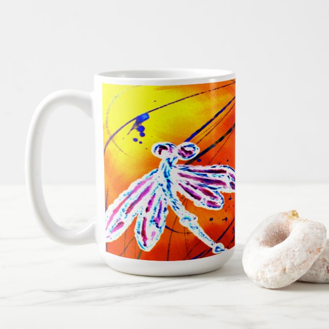 Outback Dragonfly Dance Kaffeetasse (Mit Donut)