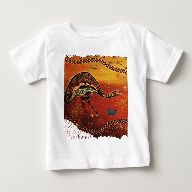 Outback Emu Baby T-shirt (Vorderseite)