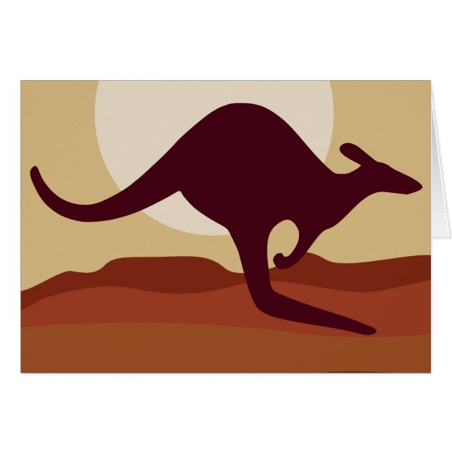 Outback Kangaroo (Vorderseite (Horizontal))