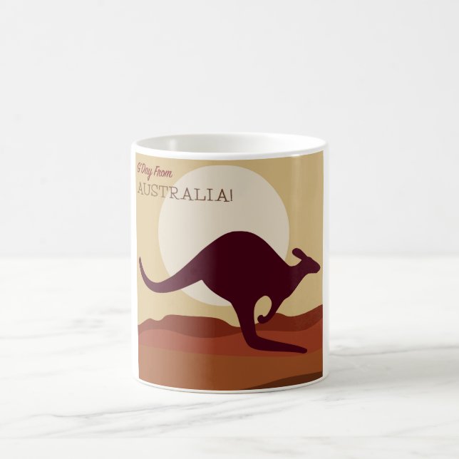 Outback Kangaroo Kaffeetasse (Mittel)
