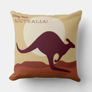 Outback Kangaroo Kissen