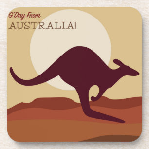 Outback Kangaroo Untersetzer