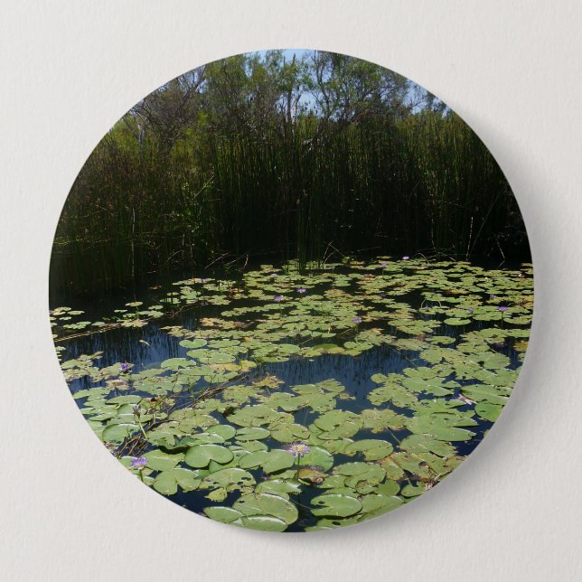 Outback Lily Pads Abzeichen Button (Vorderseite)