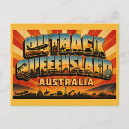 Outback Queensland Australiens Wildes Herz Postkarte