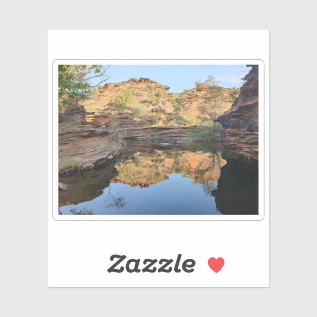 Outback Rock Pool Aufkleber (Blatt)