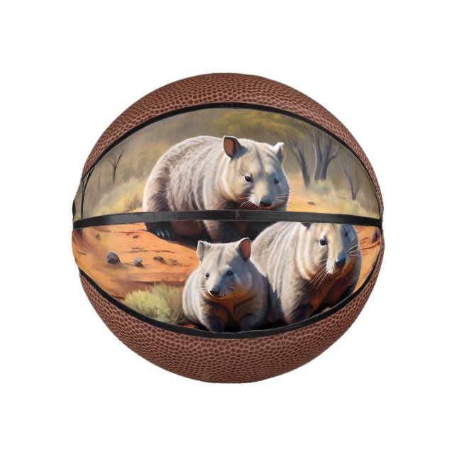 Outback Trio: Wombat Wanderers Mini Basketball (Vorderseite)