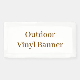 Outdoor 30 cm x 60 cm banner