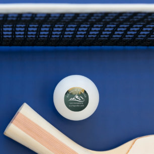 Outdoor-Abenteuer-Berg-Junggesellen-Wochenende Tischtennisball