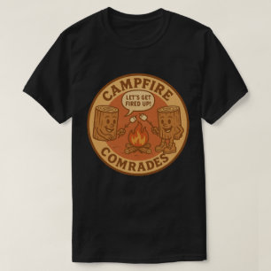 Outdoor-Abenteuer Lasst uns Feuer entfachen Lagerf T-Shirt