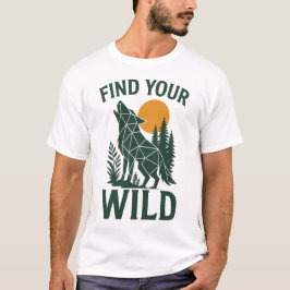 Outdoor-Abenteuer-Natur-Design T-Shirt