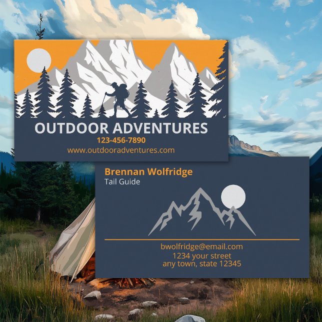Outdoor-Abenteuer Visitenkarte (Von Creator hochgeladen)