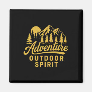 Outdoor-Abenteuer Wandern Camping Bergsteigen Berg Magnet