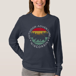 Outdoor-Abenteuer Wisconsin T-Shirt