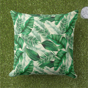 Outdoor Accent Pillow Tropical Palms Kissen