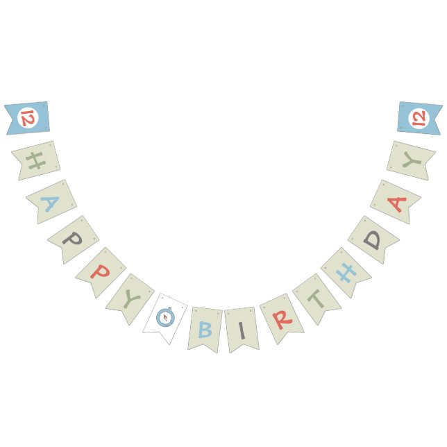 Outdoor Adventure Camping Wandern Kid's Party Wimpelkette (Alle)