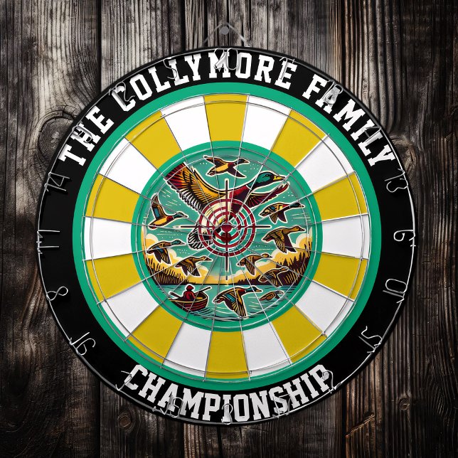 Outdoor Adventure Ducks Artwork Dartscheibe (Von Creator hochgeladen)