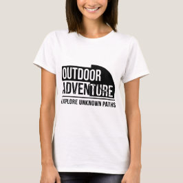 Outdoor Adventure – Explore Unknown Paths Motivati T-Shirt