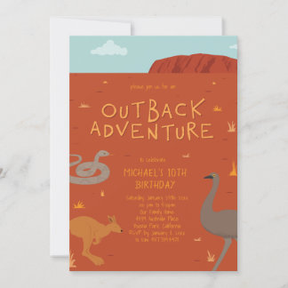 Outdoor Adventure Geburtstag Einladung