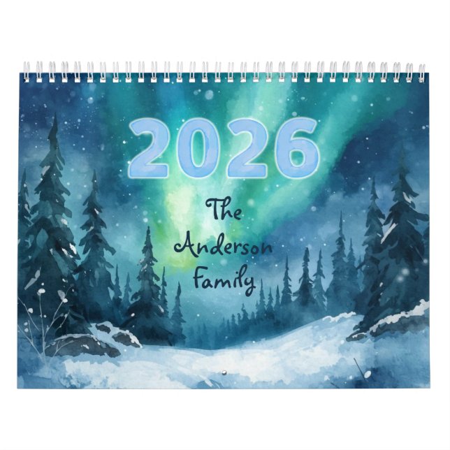 Outdoor Adventure Photo Calendar 2026 Family Kalender (Titelbild)