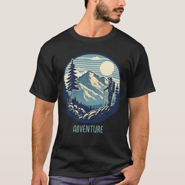 Outdoor Adventures Wandern und Entdecken New Orlea T-Shirt (Vorderseite)