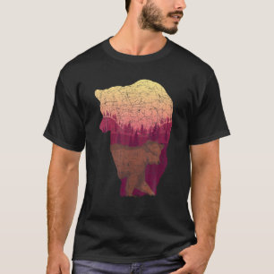 Outdoor Animal Wildlife Brown Bear Lover Nature B T-Shirt