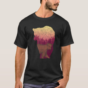 Outdoor Animal Wildlife Brown Bear Lover Nature B T-Shirt