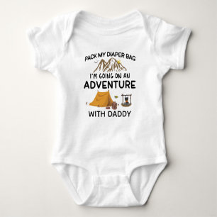Outdoor Baby Abenteuer Abenteuer mit Papa Strampler