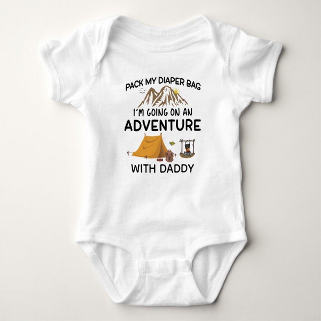 Outdoor Baby Adventure | Abenteuer mit Daddy Strampler (Vorderseite)