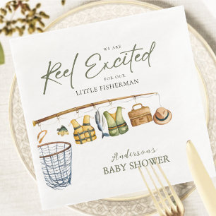 Outdoor Baby Dusche Angelthema Napkins Serviette