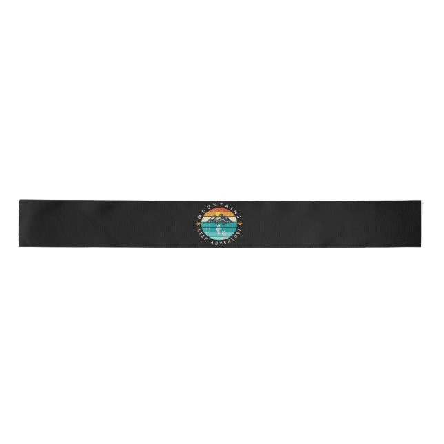Outdoor Behalt-Abenteuer Satinband (Vorderseite)
