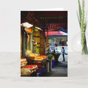 Outdoor Blume Market Card Karte